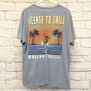 Margaritaville 2X T Shirt Blue Pocket License To Chill Men’s / Unisex Beach